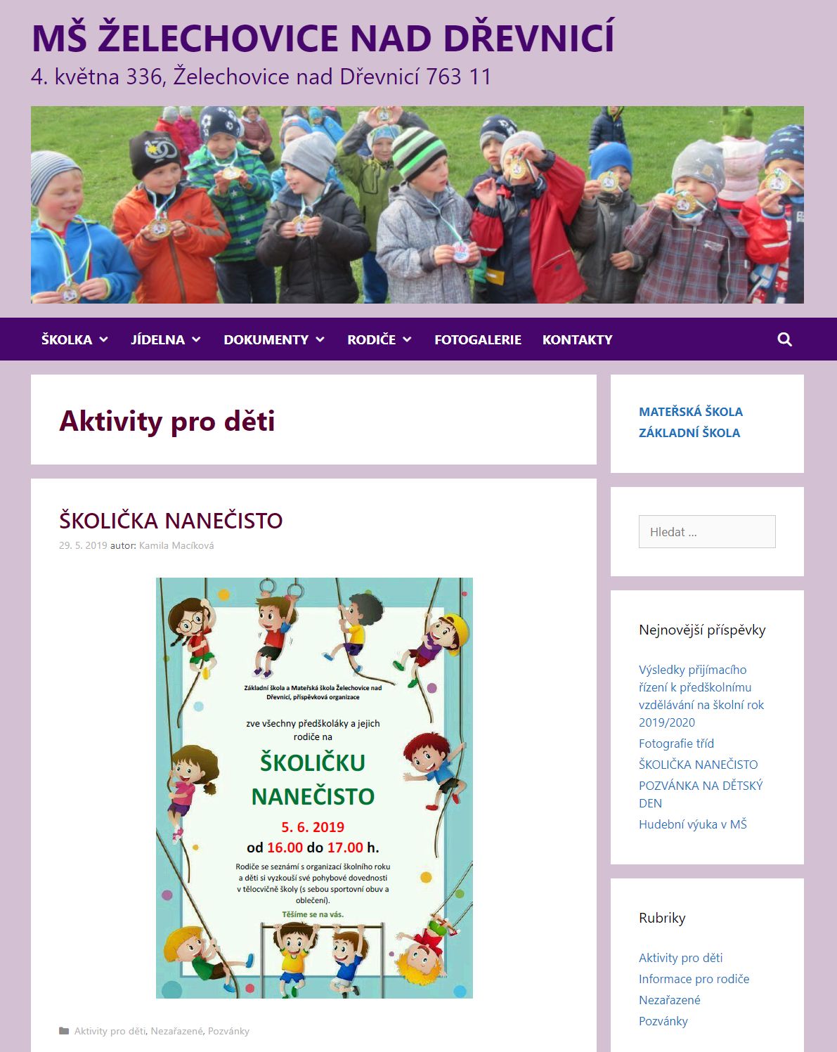 www.mszelechovice.cz